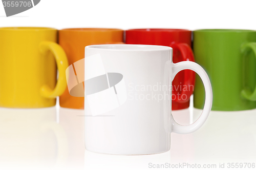 Image of Colorful cups