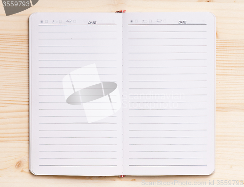 Image of Notepad - top view