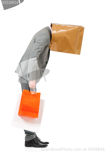 Image of Man with shopping bags