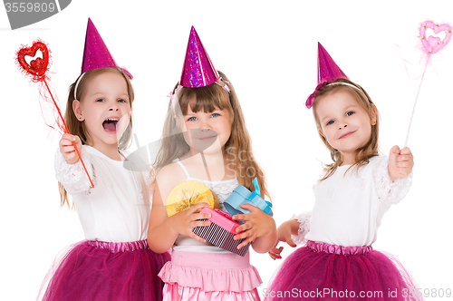 Image of Girls with gifts