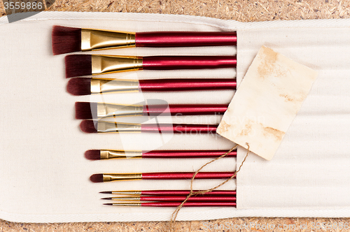 Image of Makeup brushes