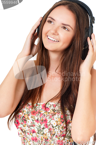 Image of Girl with headphones