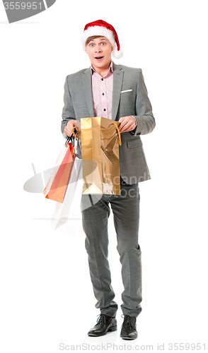 Image of Man with shopping bags