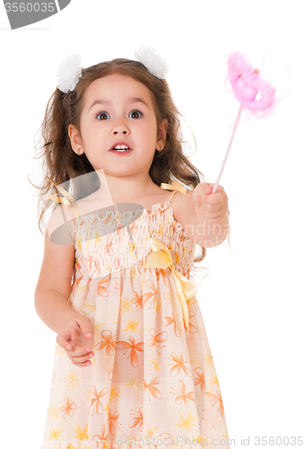 Image of Girl with magic wand