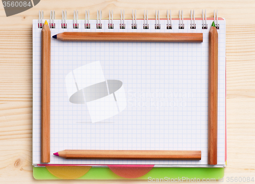 Image of Notepad - top view