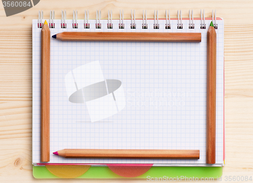 Image of Notepad - top view