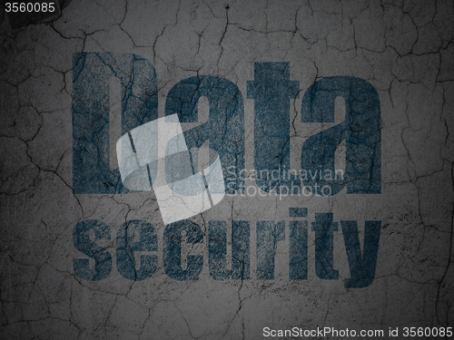 Image of Safety concept: Data Security on grunge wall background