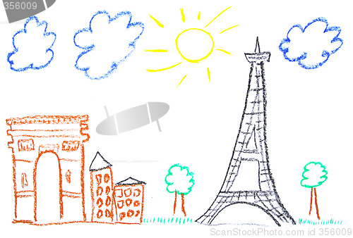 Image of Paris illustration