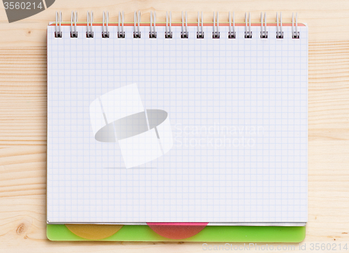 Image of Notepad - top view