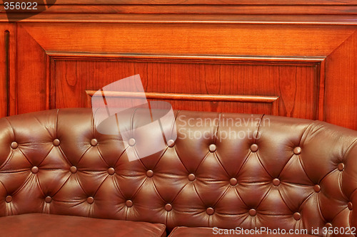 Image of Sofa back leather