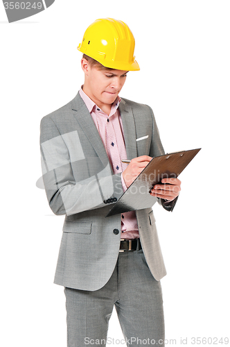 Image of Man in hard hat 