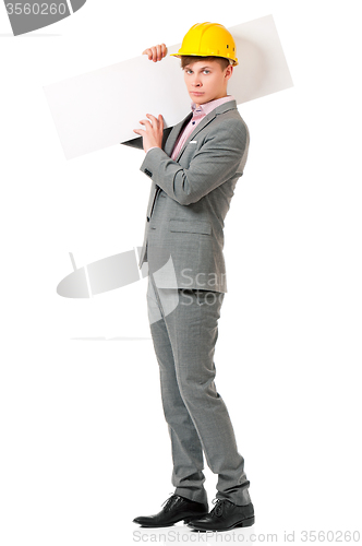 Image of Man in hard hat 