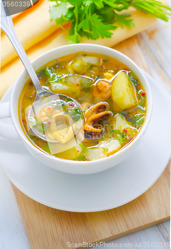 Image of fresh soup