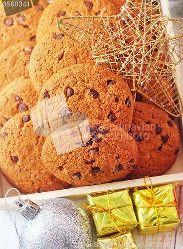 Image of Cookies for christmas and christmas decoration
