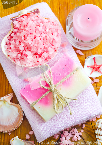 Image of ingredients for spa