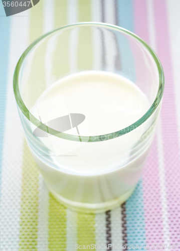 Image of Fresh milk in the glass