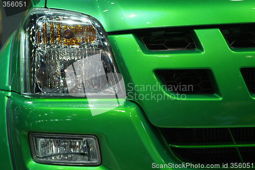 Image of Front of pickup truck