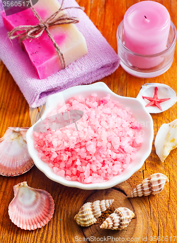 Image of ingredients for spa