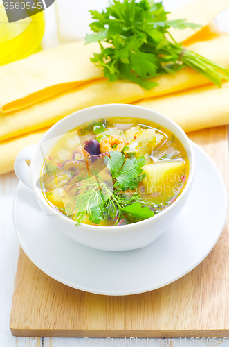 Image of fresh soup