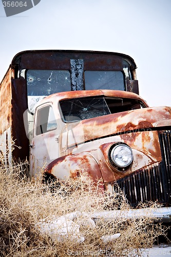 Image of abandoned truck