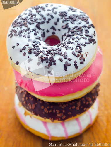 Image of Sweet donuts, different kind from donuts