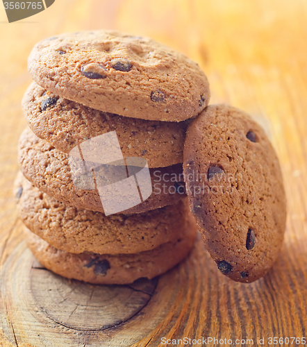Image of Cookies for christmas on the wooden board