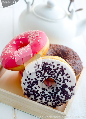Image of Sweet donuts, different kind from donuts