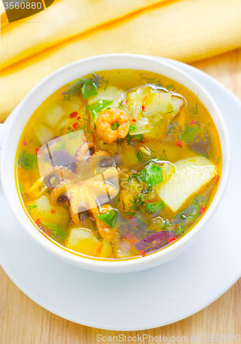 Image of fresh soup