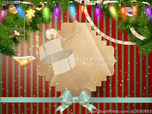 Image of christmas background. EPS 10