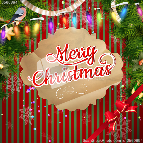 Image of christmas background. EPS 10