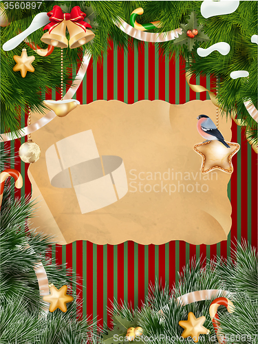Image of christmas background. EPS 10