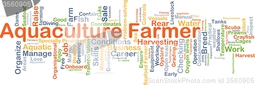 Image of Aquaculture farmer background concept