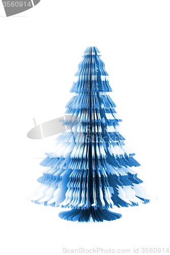 Image of christmas tree from the paper