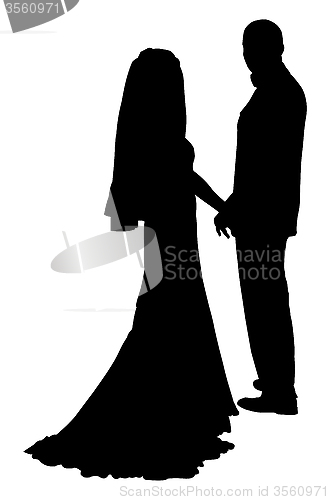 Image of wedding couple