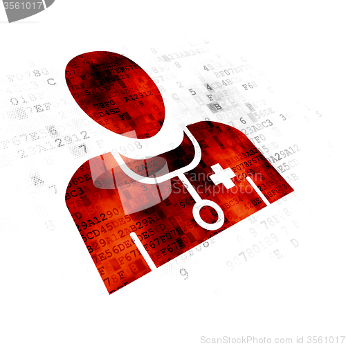 Image of Healthcare concept: Doctor on Digital background
