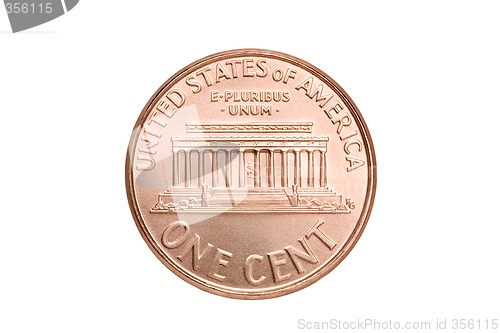 Image of penny macro isolated