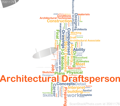 Image of Architectural draftsperson background concept