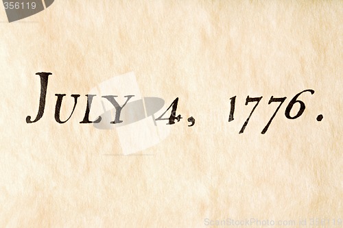 Image of fourth of july 1776