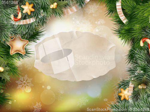 Image of Christmas decoration. EPS 10