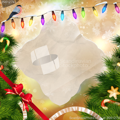 Image of Christmas background. EPS 10