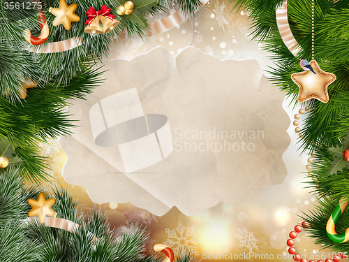 Image of Christmas decoration. EPS 10