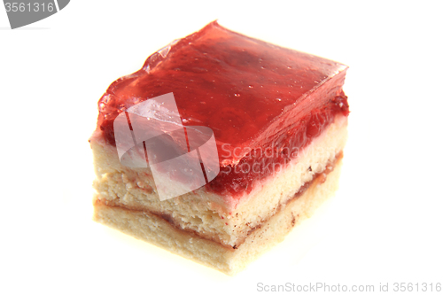 Image of strawberry dessert isolated