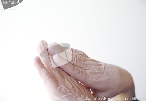 Image of Hands of older man	