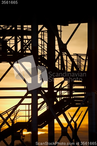 Image of Steel grid structure