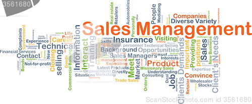 Image of Sales management background concept