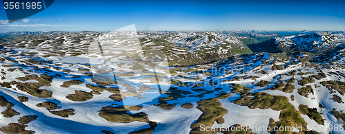 Image of Norway mountains panorama