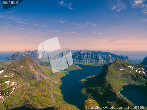 Image of Lofoten islands panorama