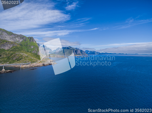 Image of Scenic coast on Lofoten