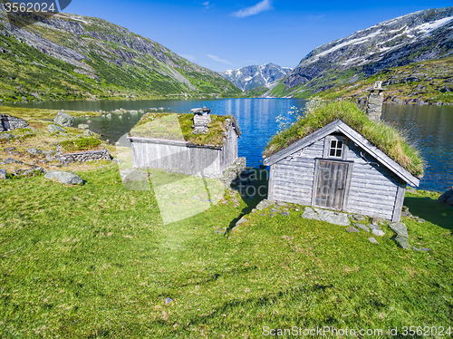 Image of Norwegian huts