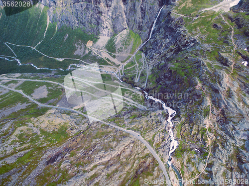 Image of Trollstigen from above